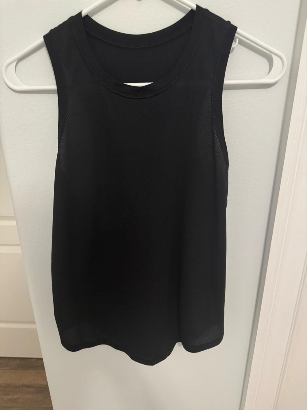 lululemon athletica Black Mesh Panel Tank Top